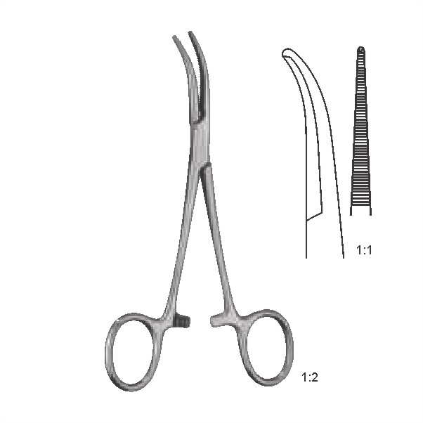 Haemostatic forceps